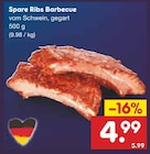 Spare Ribs Barbecue im Angebot bei Netto Marken-Discount in Neustadt Spare Ribs Barbecue Angebote bei Netto Marken-Discount Neustadt für 4,99 €