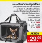 faltbare Hundetransportbox Gr. M für 29,99 € bei Zimmermann im Angebot faltbare Hundetransportbox Gr. M im aktuellen Zimmermann Prospekt
