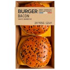 Burgers au bacon en promo chez Carrefour Market Burgers au bacon dans le catalogue Carrefour Market