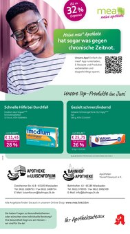 mea - meine apotheke Prospekt der KW 23 "Unsere Juni-Angebote" Aktueller mea - meine apotheke Prospekt "Unsere Juni-Angebote" Seite 1 von 4 Seiten