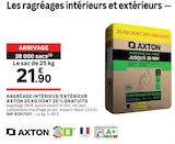 Ragréage intérieur/extérieur 25 kg dont 20 % gratuits - AXTON dans le catalogue LEROY MERLIN