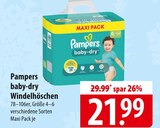 Pampers baby-dry Windelhöschen bei famila Nordost im Mölln Prospekt für 21,99 €