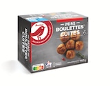 MINI BOULETTES DE VIANDE DE BOEUF CUITES SURGELÉES - AUCHAN en promo chez Auchan Supermarché Biot à 5,24 €