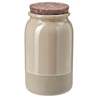 Dose mit Deckel beige von BRUGDHAJ für 10,99 € bei IKEA im Angebot Dose mit Deckel beige von BRUGDHAJ im aktuellen IKEA Prospekt