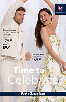 Bekleidung im Peek und Cloppenburg Prospekt "Time to Celebrate" mit 12 Seiten (Paderborn)