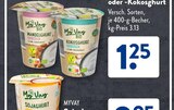 BIO Mandelghurt im ALDI SÜD Prospekt BIO Mandelghurt von MyVay im aktuellen ALDI SÜD Prospekt für 1,25 €