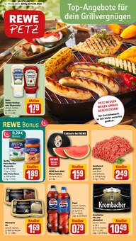 Aktueller REWE Prospekt "Dein Markt" Seite 1 von 28 Seiten für Wissen