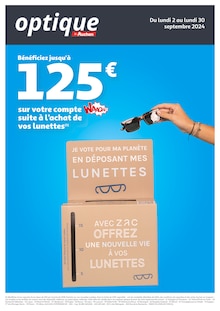 Prospectus Auchan Hypermarché à Schweighouse-sur-Moder, "Optique By Auchan", 2 pages de promos valables du 02/09/2024 au 30/09/2024