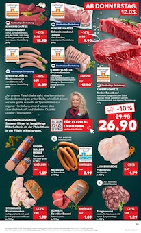 Bratwurst im Kaufland Prospekt "Hier bin ich richtig" mit 70 Seiten (Bielefeld)