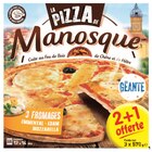 Pizza surgelée "Format Familial" - MANOSQUE à 9,99 € dans le catalogue Carrefour