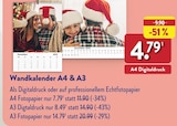Wandkalender A4 Digitaldruck für 4,79 € bei ALDI Nord im Angebot Wandkalender A4 Digitaldruck im aktuellen ALDI Nord Prospekt