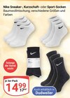 Sneaker-Socken im Angebot bei GLOBUS in Saarbrücken Sneaker-Socken Angebote von Nike bei GLOBUS Saarbrücken für 14,99 €