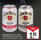 Jim Beam & Cola oder Jim Beam & Cola Zero Angebote von Jim Beam bei Marktkauf Esslingen für 1,99 €