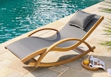 Chaise longue à bascule - Super U à Gagny Chaise longue à bascule en promo chez Super U Gagny à 219,00 €