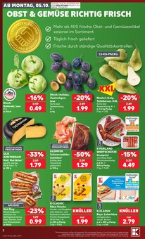 Kaufland Prospekt der KW 41 "Hier bin ich richtig" Aktueller Kaufland Prospekt "Hier bin ich richtig" Seite 2 von 80 Seiten