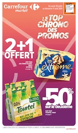 Prospectus Carrefour Market à Ordizan, "LE TOP CHRONO DES PROMOS", 48 pages de promos valables du 30/07/2024 au 11/08/2024