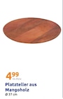 Platzteller aus Mangoholz von  im aktuellen Action Prospekt für 4,99 €
