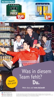 Bier im REWE Prospekt "Dein Markt" mit 29 Seiten (Gladbeck)