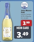 Sekt im Angebot bei combi in Melle Sekt Angebote von Jules Mumm bei combi Melle für 3,49 €