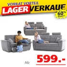 Benito 3-Sitzer + 2-Sitzer Sofa Angebote von Seats and Sofas bei Seats and Sofas Rüsselsheim für 599,00 €