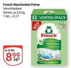Waschmittel Pulver im Angebot bei GLOBUS in Erfurt Waschmittel Pulver Angebote von Frosch bei GLOBUS Erfurt für 8,99 €