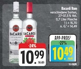 Rum Angebote von Bacardi bei EDEKA Gera für 10,49 €