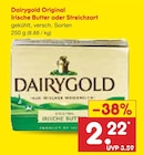 Original Irische Butter oder Streichzart im Angebot bei Netto Marken-Discount in Siegen Original Irische Butter oder Streichzart Angebote von Dairygold bei Netto Marken-Discount Siegen für 2,22 €