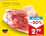 Hintereisbein / Hinterhaxe von  im aktuellen Netto Marken-Discount Prospekt für 2,99 €
