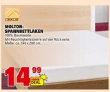 MOLTON-SPANNBETTLAKEN Angebote von DEKOR bei E center Stuttgart für 14,99 €