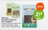 Peaceful delicious Bio-Tempeh Angebote von Biokreis bei tegut Bietigheim-Bissingen für 2,49 €