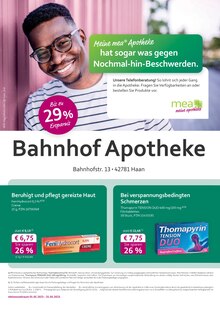 mea - meine apotheke Solingen Prospekt der aktuellen Woche, gültig von 01.05.2023 bis 31.05.2023 Aktueller mea - meine apotheke Solingen Prospekt "Unsere Mai-Angebote" mit 4 Seiten