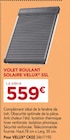 Gedimat La Roche-Blanche - Promo Volet roulant solaire ssl Promo Volet roulant solaire ssl à 559,00 € dans le catalogue Gedimat à La Roche-Blanche