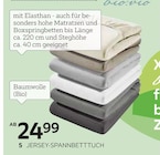 Bio:Vio Jersey-Spannbetttuch „Florentano“, Angebote bei XXXLutz Möbelhäuser Kempen für 24,99 €