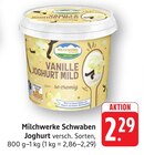 Joghurt Angebote von Milchwerke Schwaben bei E center Schwäbisch Gmünd für 2,29 €