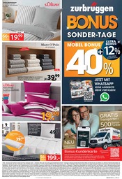 Bettdecke im Zurbrüggen Prospekt in Menden Aktueller Zurbrüggen Prospekt mit Bettdecke, "BONUS SONDER-TAGE", Seite 3
