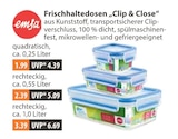 Frischhaltedosen „Clip & Close“ im V-Markt Prospekt Frischhaltedosen „Clip & Close“ von emsa im aktuellen V-Markt Prospekt für 1,99 €