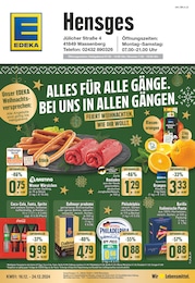 EDEKA Prospekt für Wassenberg: "Aktuelle Angebote", 28 Seiten, 16.12.2024 - 24.12.2024