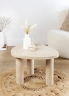 Table d'appoint effet travertin en promo chez B&M Table d'appoint effet travertin dans le catalogue B&M