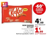 Super U Savigneux - Promo Mini barres Kit Kat Promo Mini barres Kit Kat à 1,80 € dans le catalogue Super U à Savigneux