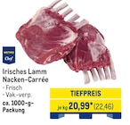 Irisches Lamm Nacken-Carrée Angebote bei METRO Bochum für 22,46 €