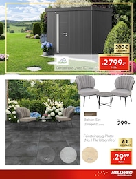 Gartenhaus Angebot im aktuellen Hellweg Prospekt auf Seite 7