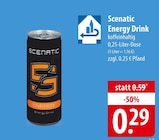 Aktuelles Scenatic Energy Drink Angebot bei famila Nordost in Gifhorn ab 0,29 €