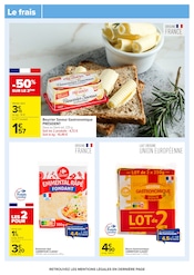 Promo Emmental dans le catalogue Carrefour du moment à la page 33