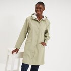 La Halle Verdun - Promo Parka imperméable coupe-vent à capuche vert kaki femme Promo Parka imperméable coupe-vent à capuche vert kaki femme à 49,99 € dans le catalogue La Halle à Verdun