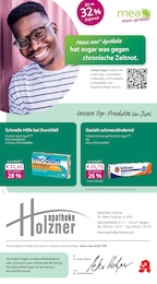 mea - meine apotheke Prospekt für Straubing mit 4 Seiten mea - meine apotheke Prospekt für Straubing: "Unsere Juni-Angebote", 4 Seiten, 01.06.2026 - 30.06.2026