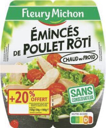 Rôti De Kangourou - Fleury Michon - Géant Casino Rôti De Kangourou - Fleury Michon à 2,30 € dans le catalogue Géant Casino "L'évènement promo de l'année - Épisode 3"