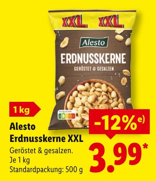 Erdnusskerne XXL