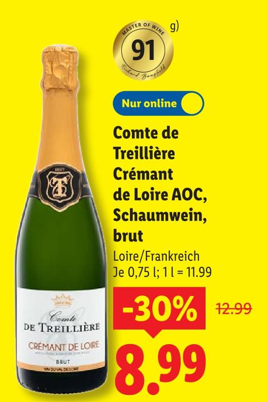 Crémant de Loire AOC, Schaumwein, brut