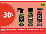 Promo -30% sur les produits présents en magasin de la gamme entretien moto "GS27'' à  dans le catalogue E.Leclerc à Fameck