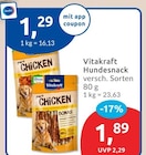 Hundesnack von Vitakraft für 1,29 € bei budni im Angebot Hundesnack von Vitakraft im aktuellen budni Prospekt